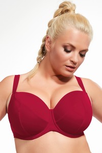 Bra bathing soft Krisline Beach claret