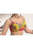 Bra bathing padded Krisline Filis deco plunge