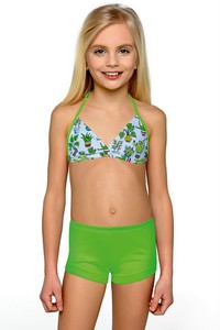 Girl's two-piece swimsuit, Lorin MO101