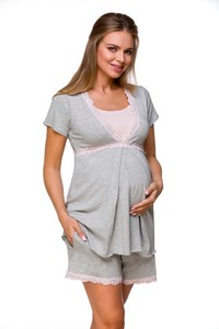 Pajamas for feeding pregnancy Lupoline MK 3126