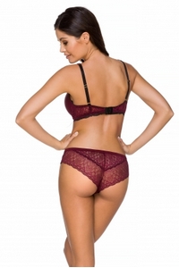 Biustonosz gładki push up żelowy Lupoline 2203